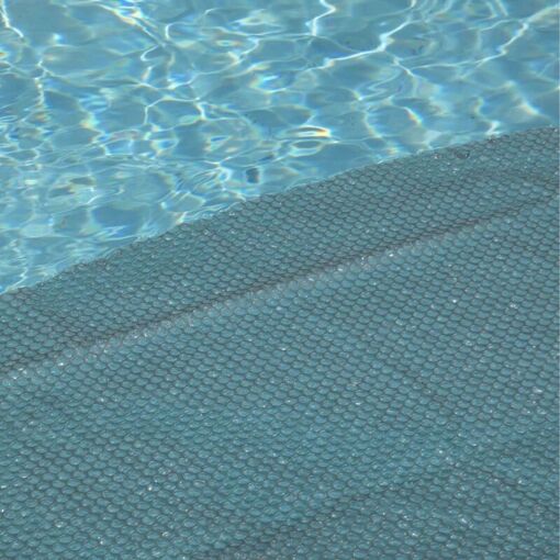Edenea - Couverture Solaire Piscine Gris Silver - Rectangle -