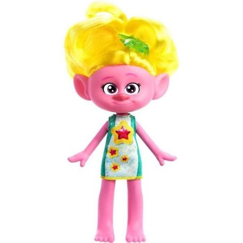 Poupée Mannequin Trolls - Mattel - Poupée Viva - Cheveux Jaunes - 16,5cm