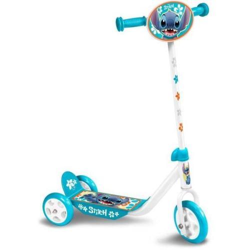 Trottinette 3 Roues - Disney - Stitch - Ajustable En Hauteur - Large Plateau Antidérapant - Poignées Anti-Pincement