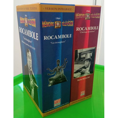 Rocambole Deux Coffrets De 2 Vhs Chacun