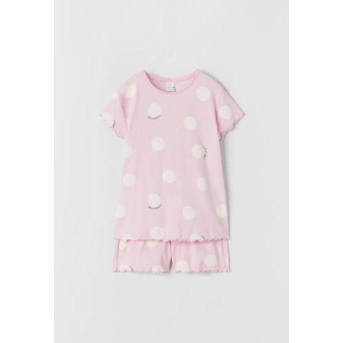 Pyjama Côtelé À Pois (Zara)