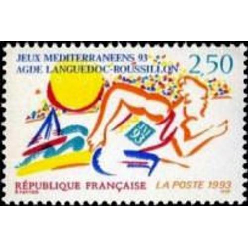 Jeux Méditerranéens 93 Agde (Languedoc Roussillon) Année 1993 N° 2795 Yvert Et Tellier Luxe