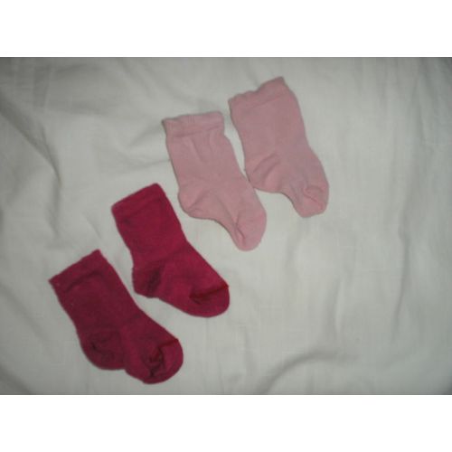 Lot De 2 Paires De Chaussettes T 14/17