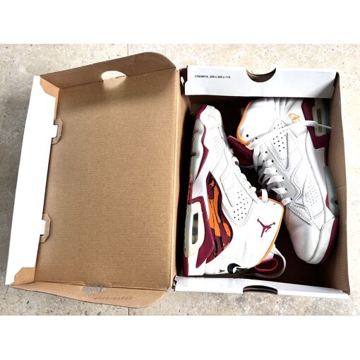 Nike Air Jordan Jumpman Mvp Cardinal Rouge Orange Blanc Rétro 37,5 ...