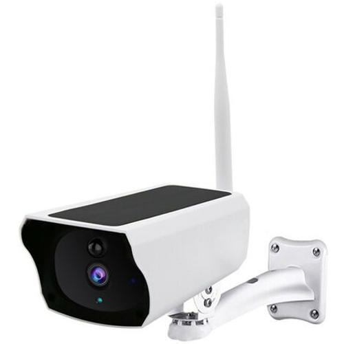 Caméra de sécurité sans fil à énergie solaire extérieure WiFi caméra de surveillance à domicile 1080P HD IP66 étanche détection de mouvement humain