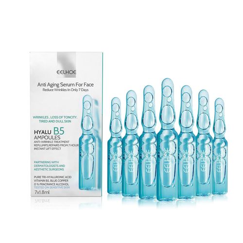 7pcs 1.8ml Hyalu B5 Ampoules Anti-Rides Ampoule Essence Traitement Anti Vieillissement Srum Pour Le Visage Rduire Les Rides