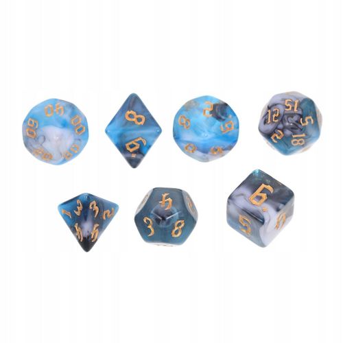 7pcs Ds Multifaces Ds De Jeux De Table
