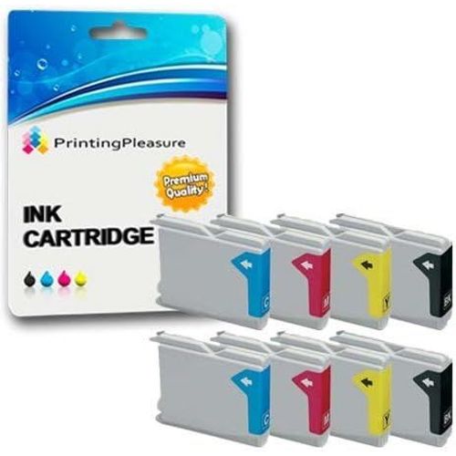 8 Cartouches D'encre Compatibles Pour Brother Dcp-130c 135c 150c 260c 330c 350c 357c 540cn 560cn 750cw 770cw Fax-1355 1360 1460 1560 2840c Mfc-235c 240c 440cn 465cn 680cn 5460cn | Lc1000 Lc970