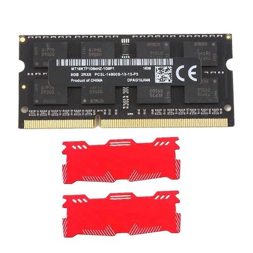 8 Go DDR3 Ordinateur Portable Ram Mmoire + Gilet De Refroidissement 1866Mhz PC3-14900 2RX8 204 Broches 1.35V SODImm pour Ordinateur Portable Mem