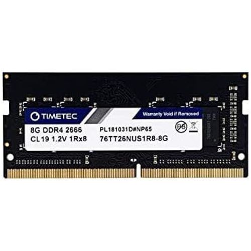 8 Go DDR4 2666 MHz PC4-21300 Non-ECC sans Tampon 1.2V CL19 1Rx8 Rang Unique 260 Broches SODIMM Ordinateur Portable PC Ordinateur mmoire RAM Module Mise  Niveau