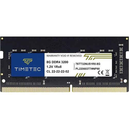 8 Go DDR4 3200MHz (DDR4-3200) PC4-25600 Non-ECC sans Tampon 1.2V CL21 1Rx8 Rang Unique 260 Broches SODIMM Ordinateur Portable PC Ordinateur mmoire RAM Module Mise  Niveau
