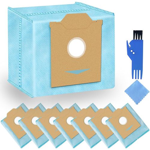 8 Pcs Kit Sac  Poussire Pour Yeedi Cube Robot Aspirateur Avec Station De Vidange Automatique Pices De Rechange 3 L Sac D'Aspirateur 4 Couches Accessoires Jetables Kit D'Accessoi[SSE7114658]
