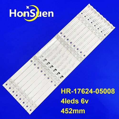 8 pices LED bande de rtro-clairage pour TCL 49P3 4C-LB4904-HR07J 49HR330M04A2 V3 L49P3CFS D49A620U B49A81S-UD L49P1-UD L49P2-UD