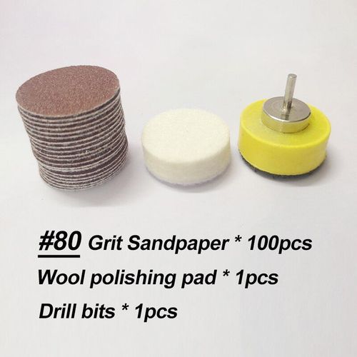 80 Grain Un Ensemble - Jeu De Limes Pour Pieds, Papier De Verre, Poigne'arbre De Disque, Dissolvant De Callosits, Cuticules, Pour Soins Des Pieds lectriques, Polissage, Broyeur, Pdicure, Outils De Manucure