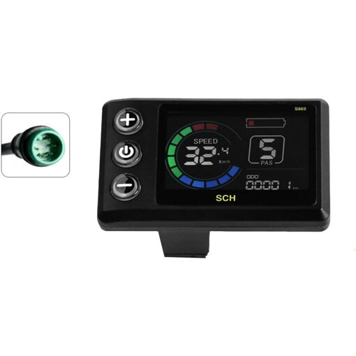Subzonal-S869 Affichage Lcd Pour Vélo Électrique, Scooter Électriqu...