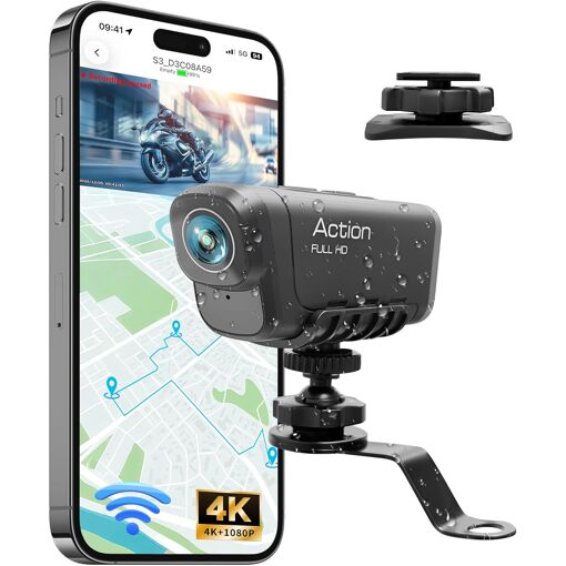 Subzonal-Camera Moto 4k+1080p,Caméra De Moto Avant Et Arriere,Camér...