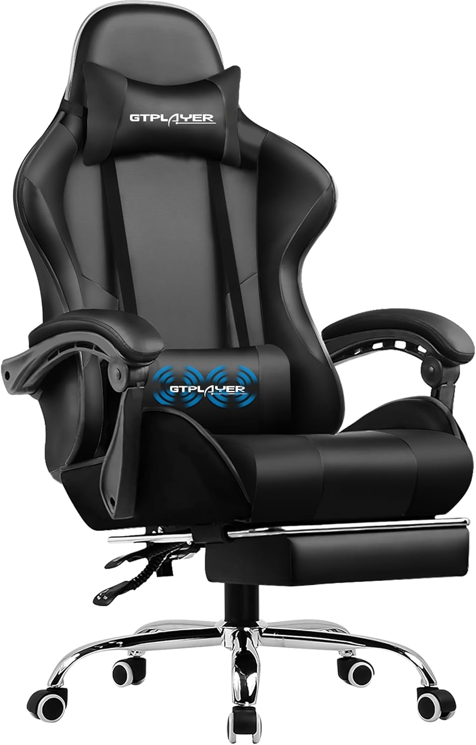 SUBZONAL-Chaise Gaming, Fauteuil Gamer avec Massage Lombaire, Chais...