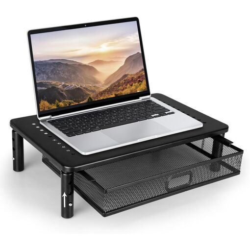 SUBZONAL-Rehausseur Ecran PC Bureau, Multifonctionnel Support Monit...
