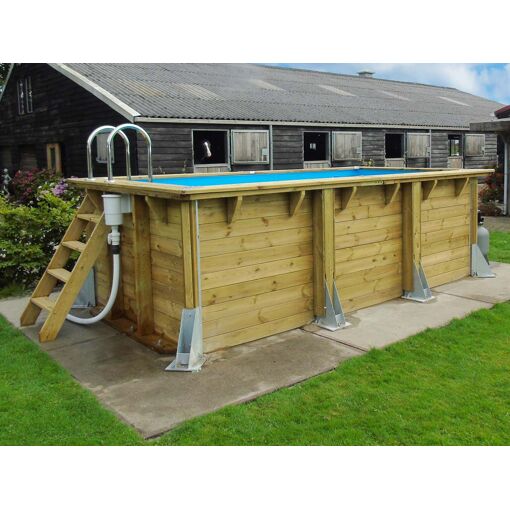 Piscine bois Azura 4,00 x 2,00 x 1,26 m -