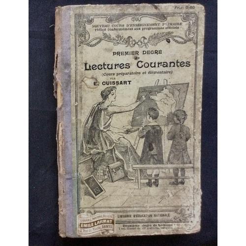 Premier Degré De Lectures Courantes Manuel Scolaire 1906