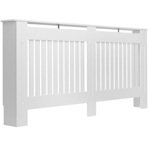 Cache-radiateur design &agrave;  lattes &eacute;tag&egrave;re de rangement 172,3x19x82cm