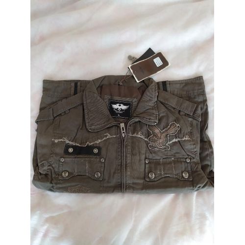 Blouson Homme Taille Xl Marque Branelli Marron Kaki Neuf