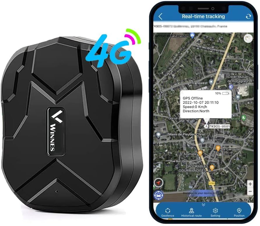 VornixorSarlshop-Traceur GPS Voiture 4G TK905B Magnétique Tracker G...