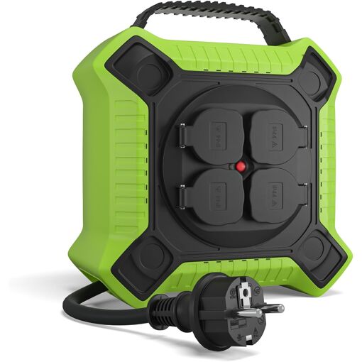 VornixorSarlshop-enrouleur electrique 15m IP44 rallonge electrique ...