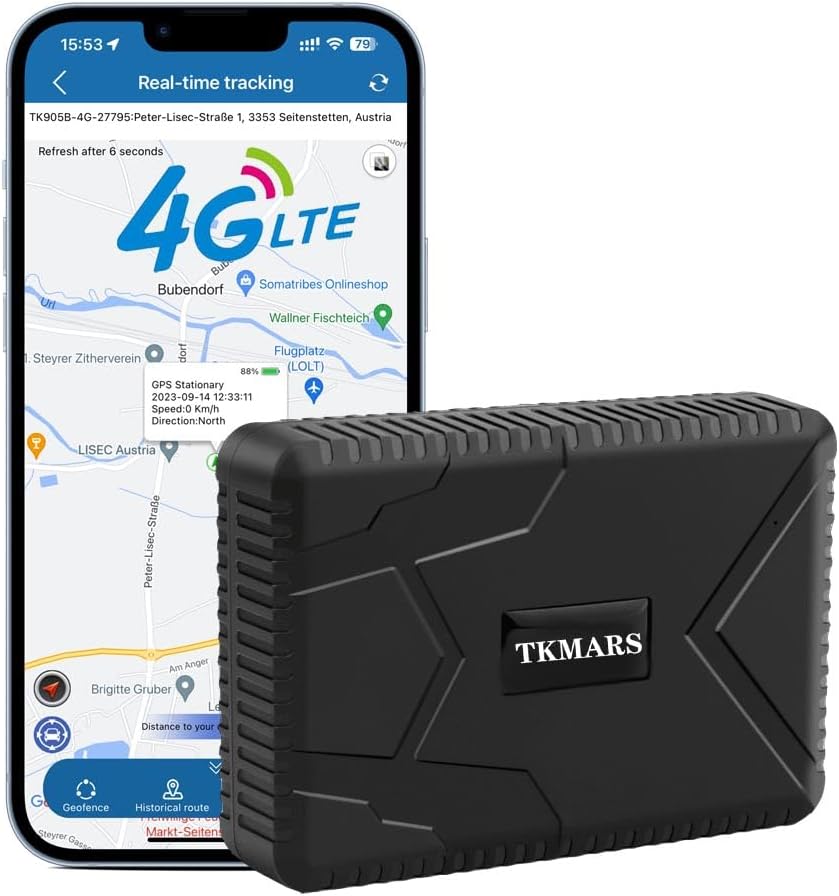 VornixorSarlshop-Traceur GPS Voiture 4G Aimanté Tracker GPS Étanche...