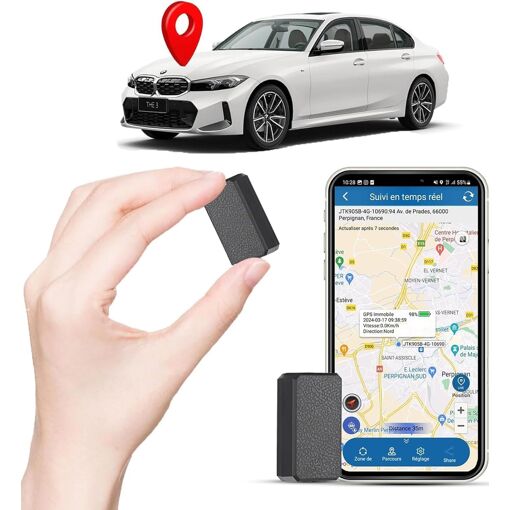 VornixorSarlshop-Traceur GPS Mini Tracker Enfant Aimants Intégrés A...