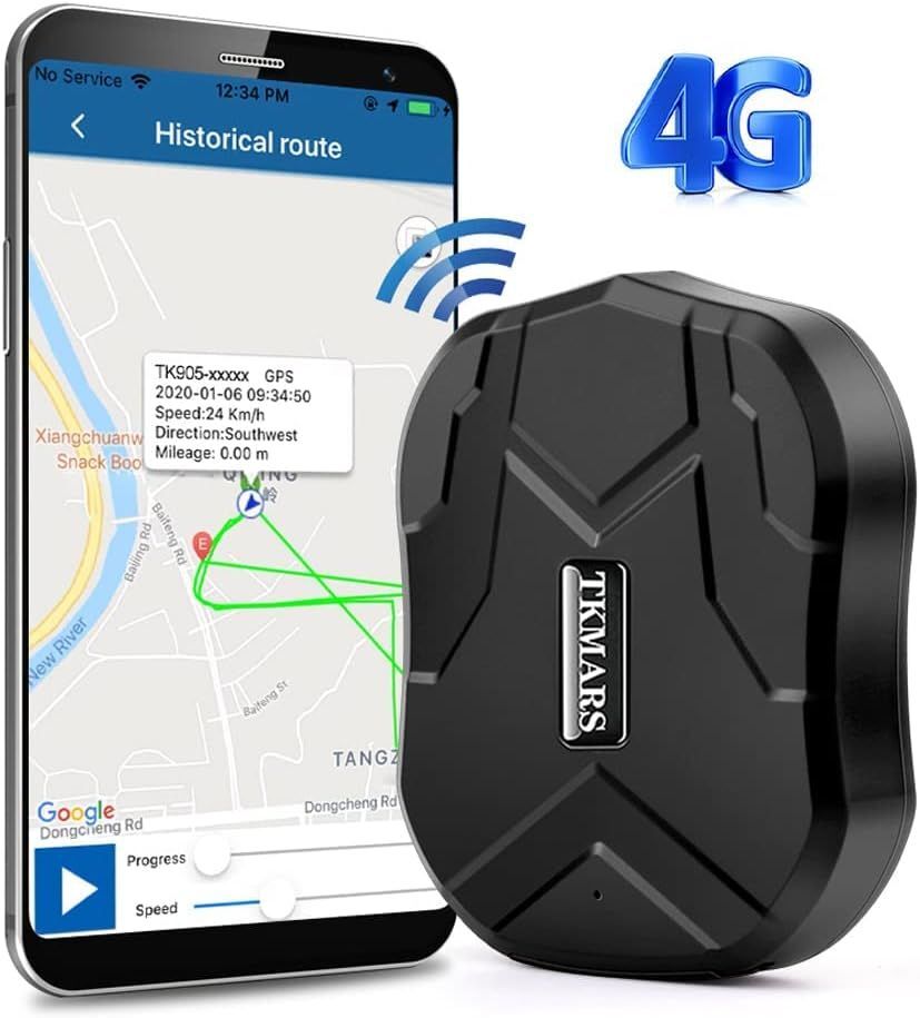 VornixorSarlshop-Traceur GPS Temps Reel 4GTK905 GPS Tracker avec Ai...