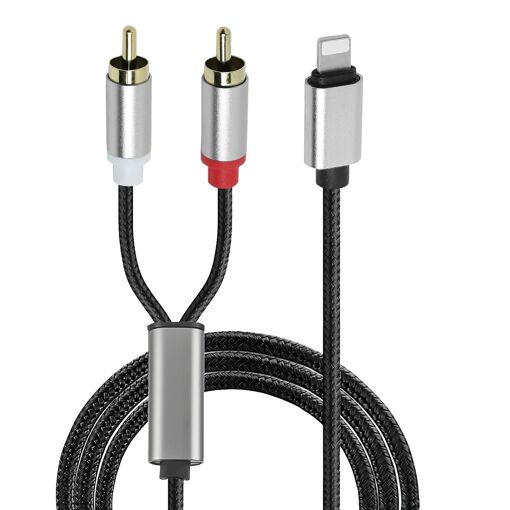 VornixorSarlshop-Câble RCA pour Phone, Cable Lightn vers 2RCA, Adap...