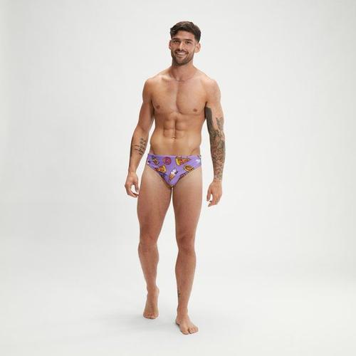 Slip De Bain Homme Escape 5 Cm Violet