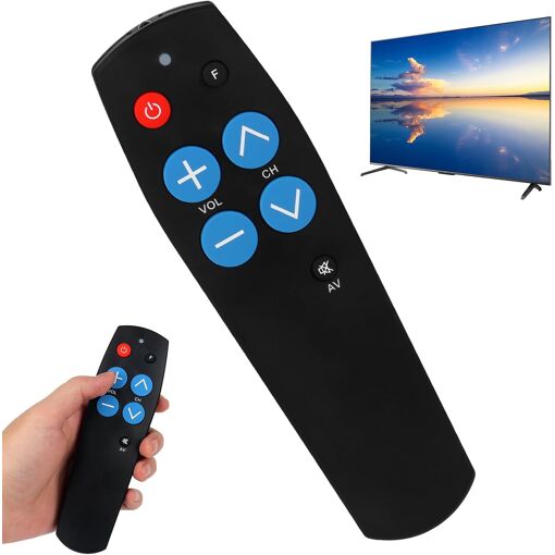 VornixorSarlshop-Telecommande Senior,Télécommande TV Universelle, t...