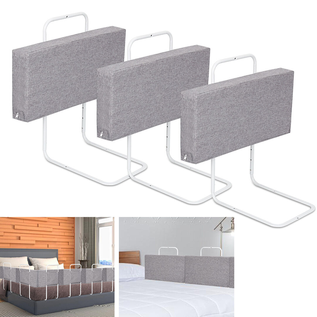 3x60cm Barrières De Lit Bébé, 180cm Barriere De Securite Enfant Lit...