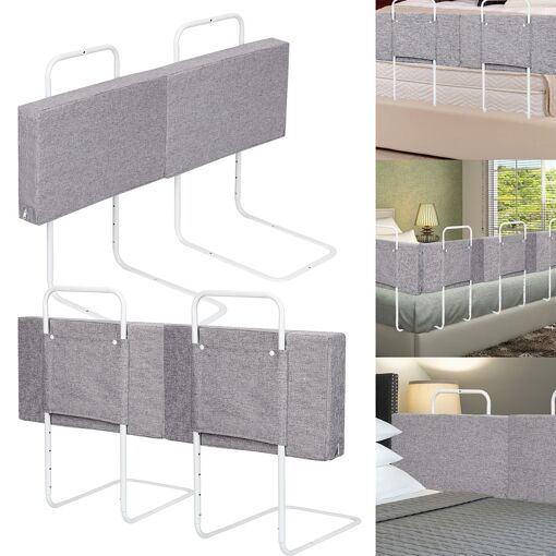 2x60cm Barrières De Lit Bébé, 120cm Barriere De Securite Enfant Lit...