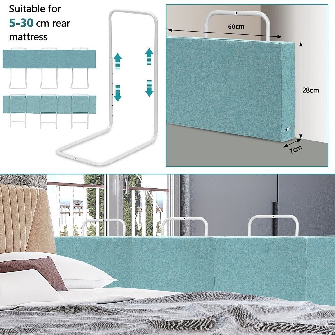 2x60cm Barrières De Lit Bébé, 120cm Barriere De Securite Enfant Lit...