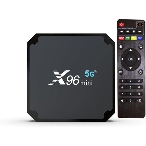MEVRONISSHOP-X96mini 5G boitier Android TV - Smart TV Box Android 4...
