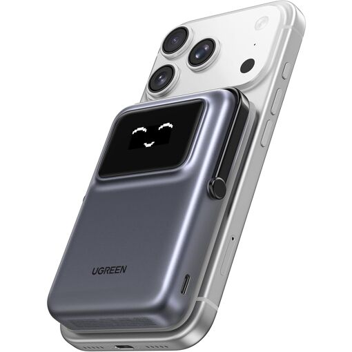 MEVRONISSHOP-Uno Batterie Externe 10000mAh 20W Emoji Afficha