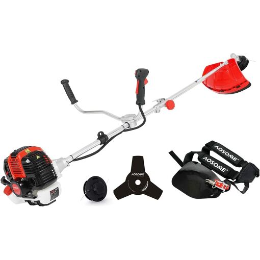 MEVRONISSHOP-2026 Débroussailleuse Thermique, 52cc, 3CV - avec Tête...