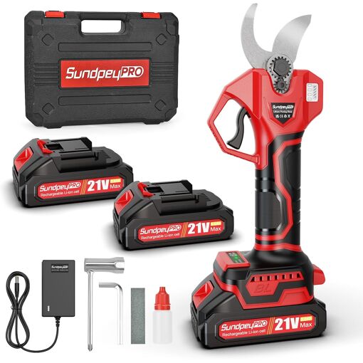 MEVRONISSHOP-21V Sécateur électrique - Max 45mm Sécateur de Jardin ...