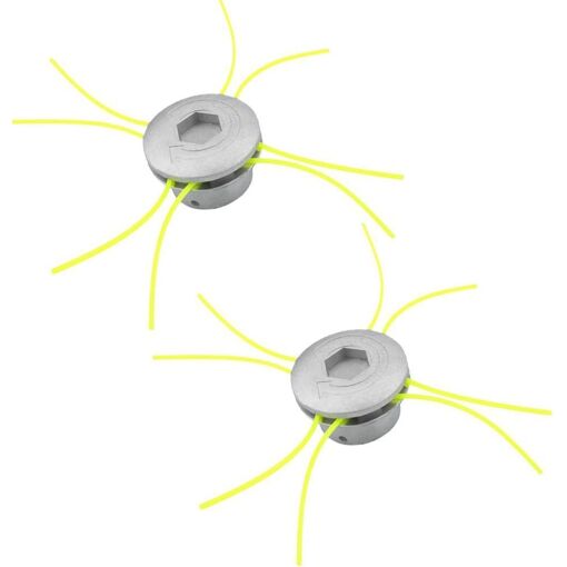 MEVRONISSHOP-Tete de Coupe Debroussailleuse, 2 pièces Aluminium Fil...