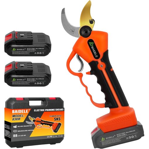MEVRONISSHOP-Secateur Electrique Sans Fil, 35mm Secateur a Batterie...