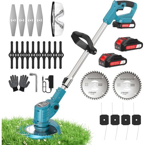 MEVRONISSHOP-Debroussailleuse Electrique sans Fil, 800W/60Min, Coup...
