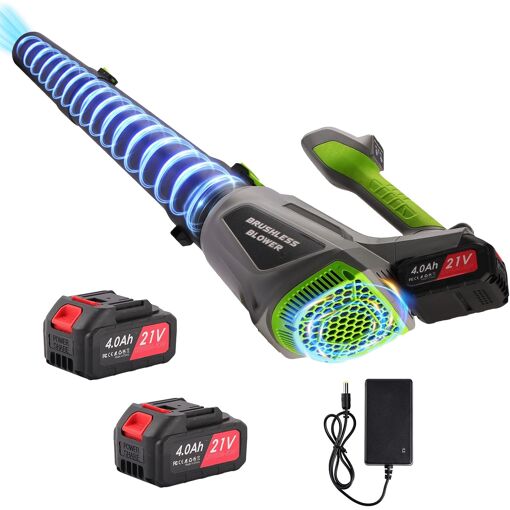 MEVRONISSHOP-Souffleur Batterie Souffleurs de Feuilles: 21V Souffle...