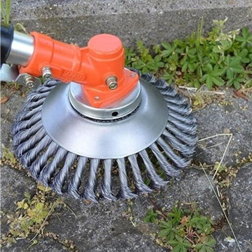 MEVRONISSHOP-Brosse Tête Débroussailleuse à Mauvaise Herbes Tondeus...