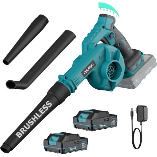 MEVRONISSHOP-Souffleur de Feuilles à Batterie Compatible Makita 18V...