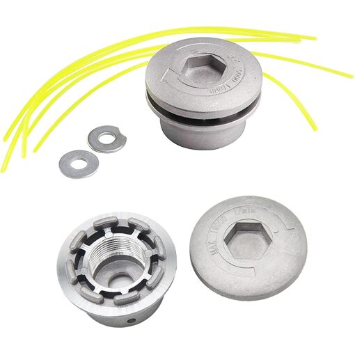MEVRONISSHOP-2PCS Tête de Débroussailleuse Aluminium Tête de Coupe ...