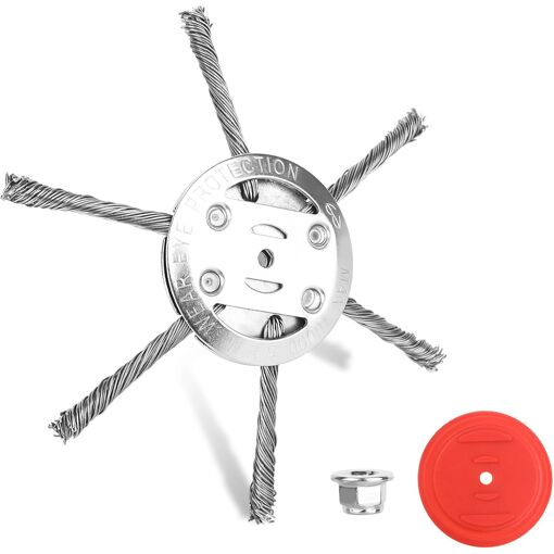 MEVRONISSHOP-Brosse Tête Débroussailleuse à Mauvaise Herbes Tondeus...