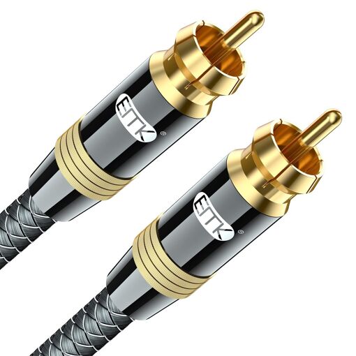 MEVRONISSHOP-Câble de Subwoofer, Câble Coaxial Numérique Cinch Câbl...